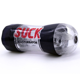 Прозрачный мастурбатор-вагина Suck
