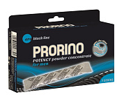 БАД для мужчин PRORINO M black line powder - 7 саше (6 гр.) фото в интим магазине Love Boat