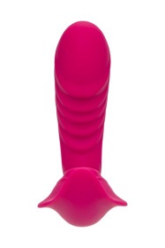 Ярко-розовый стимулятор точки G с вакуум-волновой стимуляцией Shani