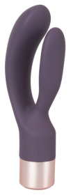 Фиолетовый вибратор-кролик Elegant Rabbit - 15,2 см. фото в интим магазине Love Boat