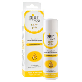 Силиконовый лубрикант с жожоба pjur MED Soft glide - 100 мл. фото в интим магазине Love Boat