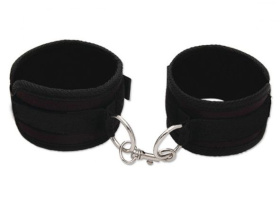 
Универсальные черные наручники для рук или ног фото в интим магазине Love Boat