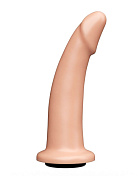 Телесная гладкая насадка Harness - 14,7 см. фото в интим магазине Love Boat