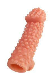 Насадка на фаллос с бугорками Cock Sleeve 004 Size M - 15,6 см. фото в интим магазине Love Boat