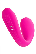 Ярко-розовый многофункциональный стимулятор для пар Dolce фото в интернет магазине Love Boat