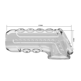 Прозрачная насадка на пенис Farrel