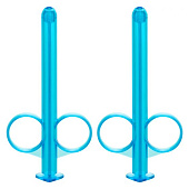 Набор из 2 голубых шприцев для введения лубриканта Lube Tube