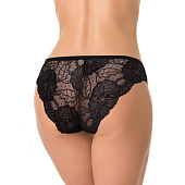 Трусики-бразилиана с задней частью из кружева