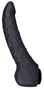 Насадка харнесс Black Bent - 21,5 см. фото в интим магазине Love Boat