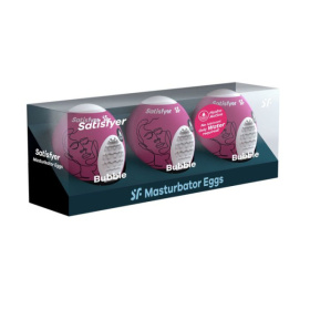 Набор из 3 мастурбаторов-яиц Satisfyer Bubble фото в интим магазине Love Boat