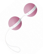 Нежно-розовые вагинальные шарики Joyballs Bicolored фото в интим магазине Love Boat