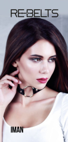 
Чёрный чокер-кляп Iman Black фото в интим магазине Love Boat