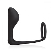 Стимулятор простаты с фиксацией эрекционным кольцом Prostate Gear фото в интим магазине Love Boat