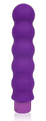 Фиолетовый силиконовый вибратор-елочка Cosmo - 15 см. фото в секс шопе Love Boat