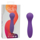 Фиолетовый вибромассажер Stella Liquid Silicone “O” Wand - 17,75 см.