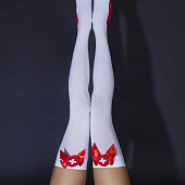 Чулки медсестры с эмблемой и бантом