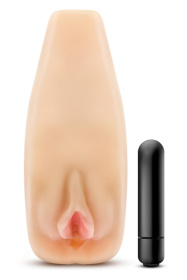 Мастурбатор-вагина с вибрацией Soft   Wet Natasha Realistic Beige Masturbator фото в интим магазине Love Boat