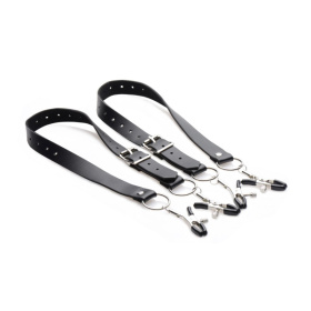 Ремни с зажимами для половых губ Spread Labia Spreader Straps with Clamps