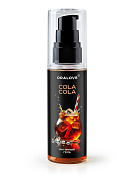 Съедобная смазка на водной основе с ароматом колы - 60 гр. фото в интим магазине Love Boat