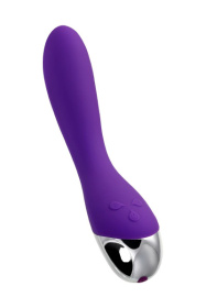 Фиолетовый вибратор «Дрючка-удовольствие» - 20,5 см. фото в секс шопе Love Boat