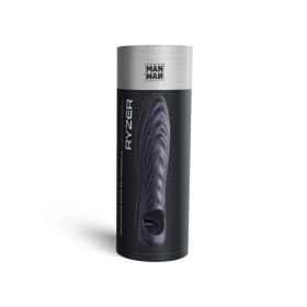 Сливовая силиконовая насадка на пенис с подхватом Manwan Ryzer