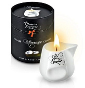 Массажная свеча с ароматом кокоса Bougie de Massage Gourmande Coco - 80 мл. фото в интим магазине Love Boat