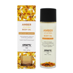 Органическое массажное масло AMBER JOJOBA - 100 мл. фото в интим магазине Love Boat