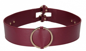 
Бордовый ремень Halo Waist Belt - размер L-XL фото в интим магазине Love Boat