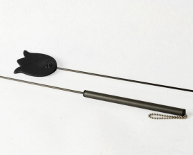 
Черный стек  Тюльпан  - 60 см. фото в интим магазине Love Boat