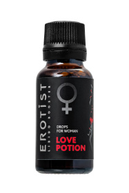 Возбуждающие капли для женщин Erotist Love Potion - 20 мл. фото в интим магазине Love Boat