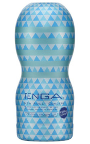 Мастурбатор с охлаждающей смазкой TENGA Original Vacuum Cup Extra Cool фото в интим магазине Love Boat