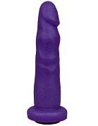Фиолетовая реалистичная насадка-плаг - 16,2 см. фото в интим магазине Love Boat