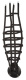 Подвесная клетка из ремешков Hanging strap cage
