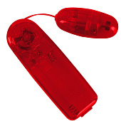 Красное виброяичко с пультом Bullet in Red