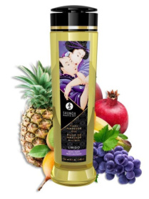 Массажное масло Libido Exotic Fruits с ароматом экзотических фруктов - 240 мл. фото в интим магазине Love Boat