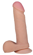 Телесный фаллоимитатор на присоске F F BEST COCK 6 - 19 см. фото в интим магазине Love Boat