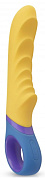 Желтый вибромассажер Tone G-Spot Vibrator - 23 см. фото в секс шопе Love Boat