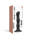 Черная насадка Strap-On-Me Dildo Geisha Balls size XL