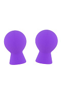 Фиолетовые присоски для груди LIT-UP NIPPLE SUCKERS SMALL PURPLE фото в интим магазине Love Boat