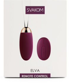 Фиолетовое виброяйцо Elva с пультом ДУ