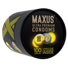 Текстурированные презервативы в кейсе MAXUS So Much Sex - 100 шт.