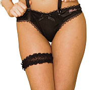 Ажурная подвязка на ножку Hustler фото в интим магазине Love Boat