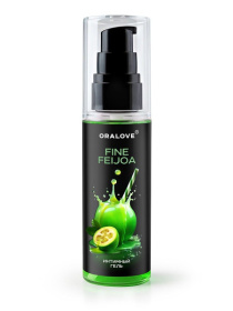 Съедобная смазка на водной основе с ароматом фейхоа - 60 гр. фото в интим магазине Love Boat