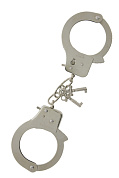 
Металлические наручники с ключиками LARGE METAL HANDCUFFS WITH KEYS фото в интим магазине Love Boat