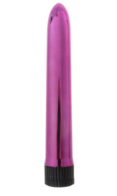 Розовый классический вибратор - 18 см. фото в секс шопе Love Boat