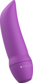 Фиолетовая вибропуля Bmine Basic Curve - 7,6 см. фото в интим магазине Love Boat