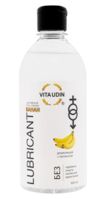 Интимный гель-смазка на водной основе VITA UDIN с ароматом банана - 500 мл. фото в интим магазине Love Boat
