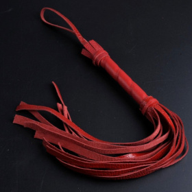 
Красная мини-плеть - 40 см. фото в интим магазине Love Boat