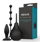 Анальный набор Nexus Anal Beginner Kit: пробка, душ и шарики фото в интим магазине Love Boat