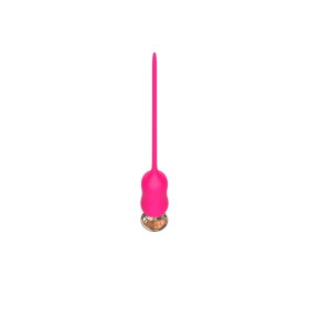 Розовый тонкий стимулятор Nipple Vibrator - 23 см.
